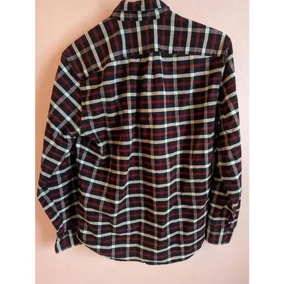 J. CREW Mercantile Flex Oxford size Medium, red, white and blue plaid - Picture 3 of 3